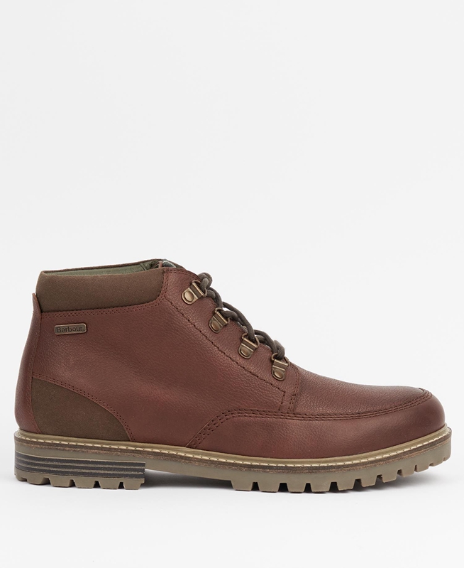 Brown Men's Barbour fenton Boots | SEWF-64830